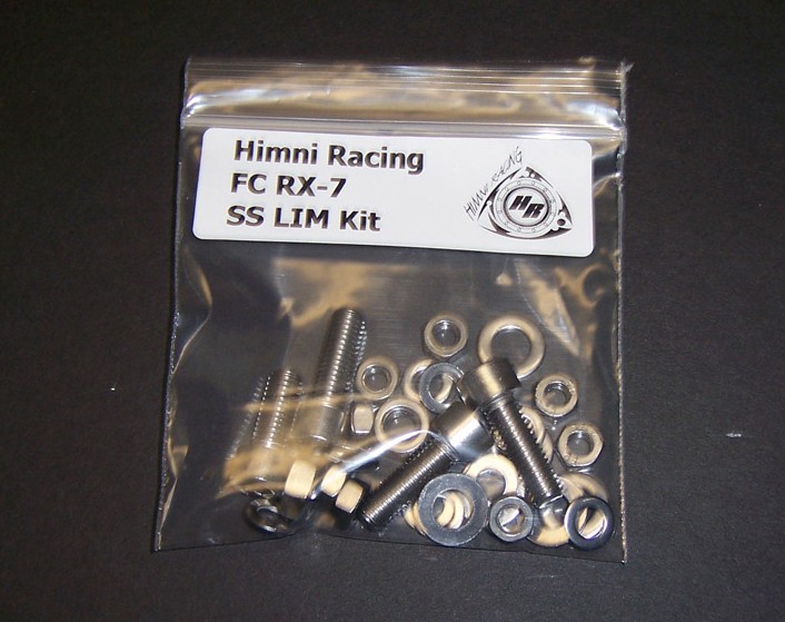 Himni SS Lower Intake Nut & Bolt Kit, 87-91 Mazda RX-7 - Click Image to Close
